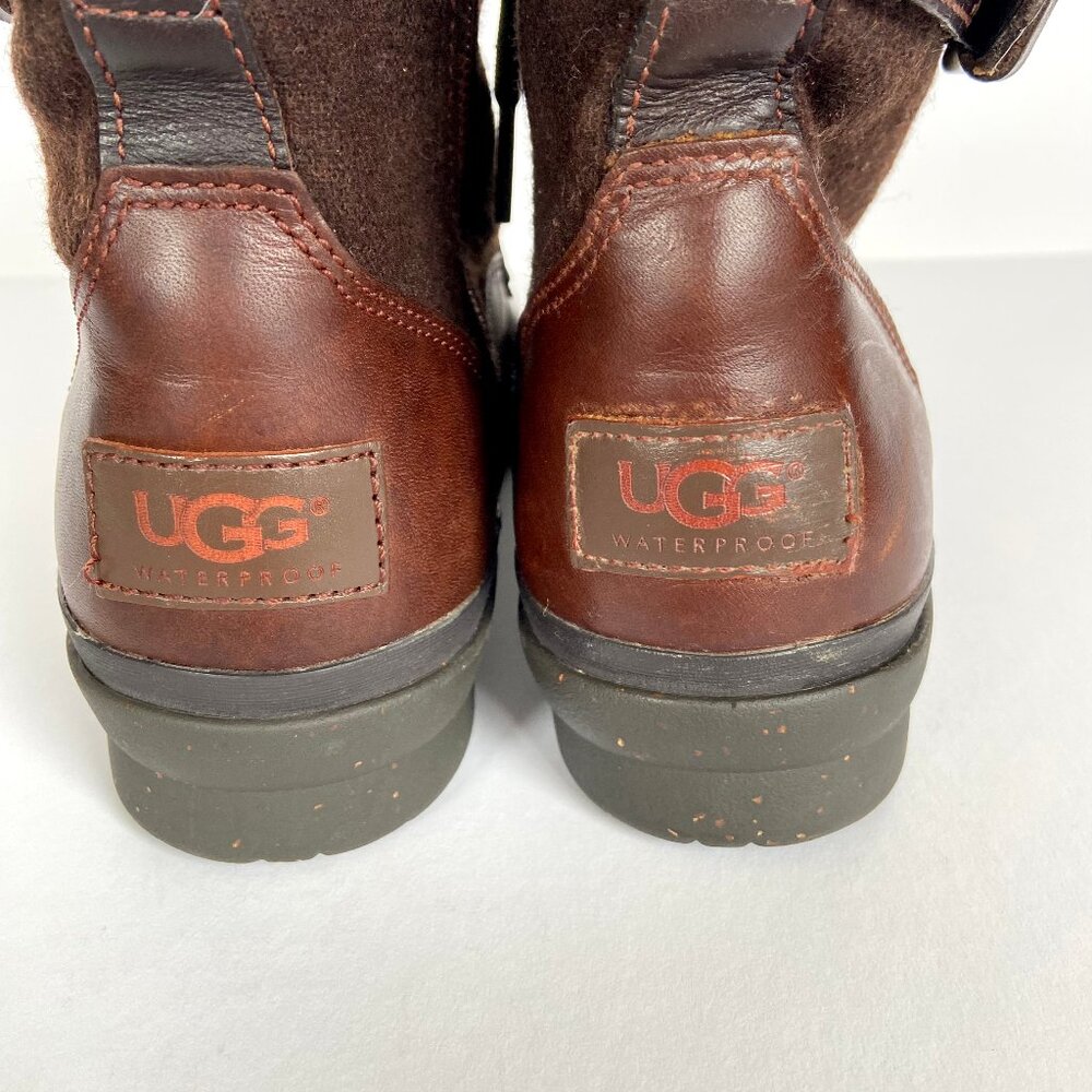 UGG Kesey Boots Chestnut Brown size 7.5 - Picture 4 of 15